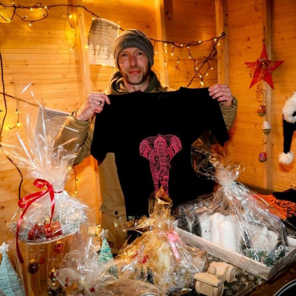 Haus Hellersen auf dem historischen Weihnachtsmarkt in Lüdenscheid